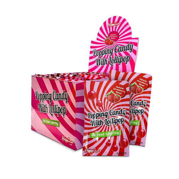 Popping Candy With Lollipop, 50 Count