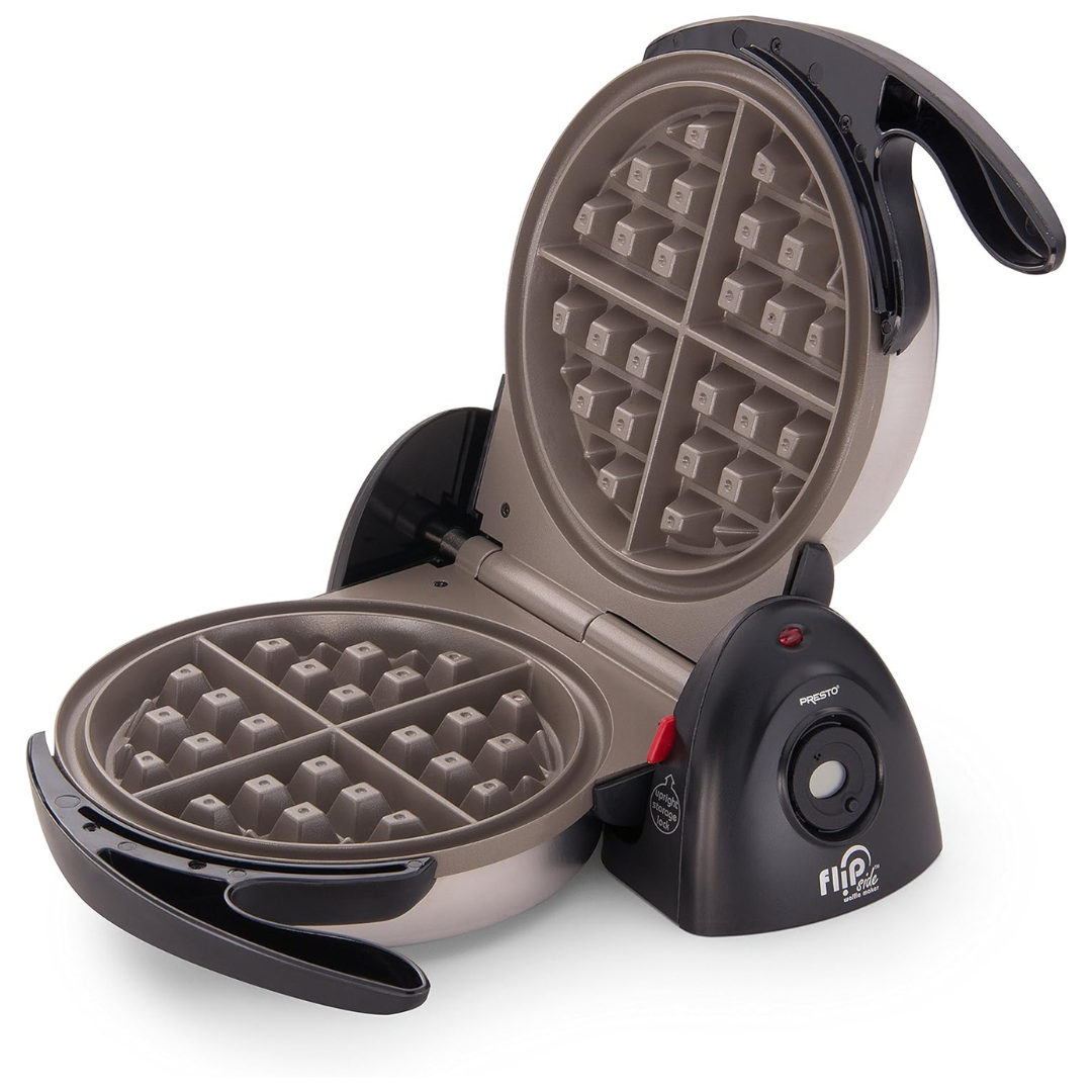 Pack of 2 Presto Ceramic FlipSide Belgian Waffle Makers