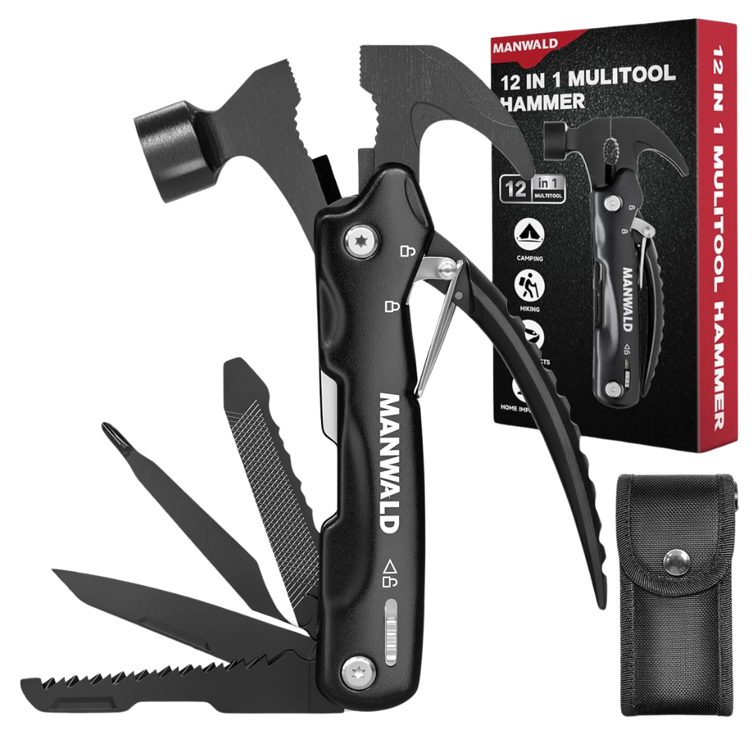 12-in-1 Durable & Heavy Duty Stainless Steel Multitool Hammer