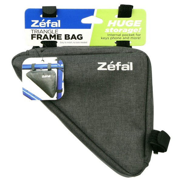 Zefal Triangle Frame Bike Bag (Easy Install, Huge Storage)