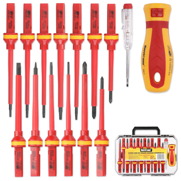 15-Piece All-in-1 Professional Magnetic 1000V vde Screwdriver Set