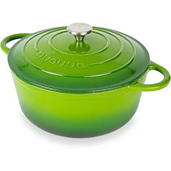 6.4-Quart Non-Stick Cast Iron Dutch Oven With Lid (5 Colors)