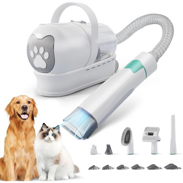 Dog Grooming Kit With Pet Clipper Nail Grinder