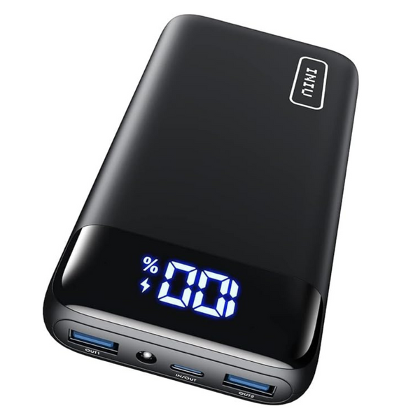 INIU BI-B5 20000mAh 3-Port USB-C & USB-A Portable Power Bank