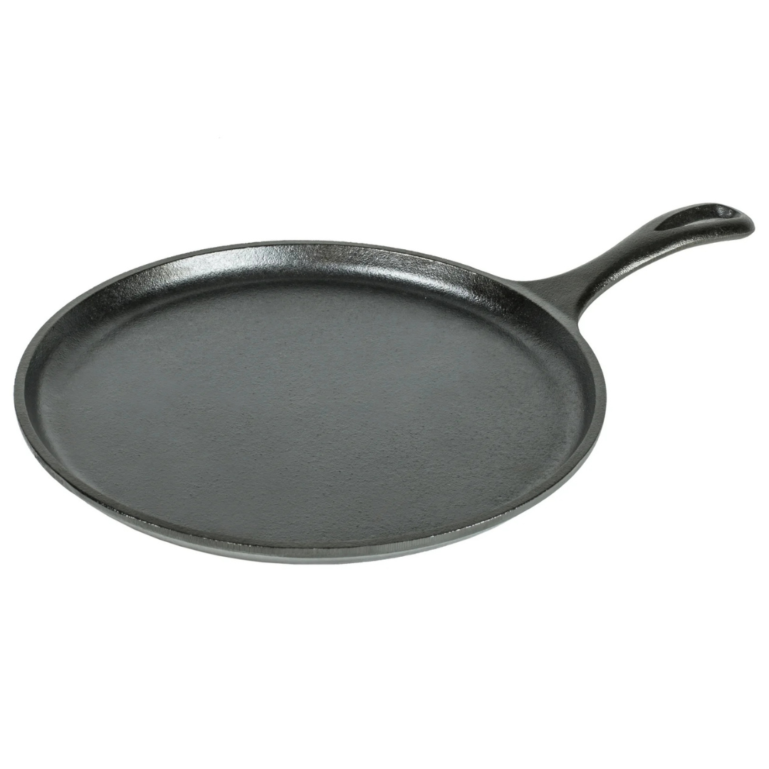 Lodge 10.5" Pre-Seasoned Cast Iron Round Griddle