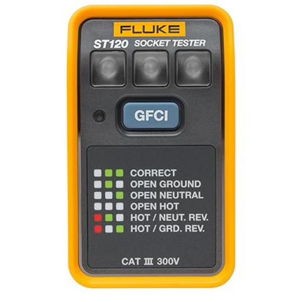 Fluke ST120 GFCI Socket Tester Without Beeper