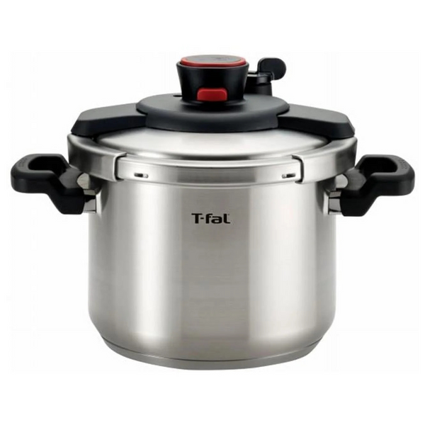 T-Fal Clipso Stainless Steel 6.3 Quart Pressure Cooker