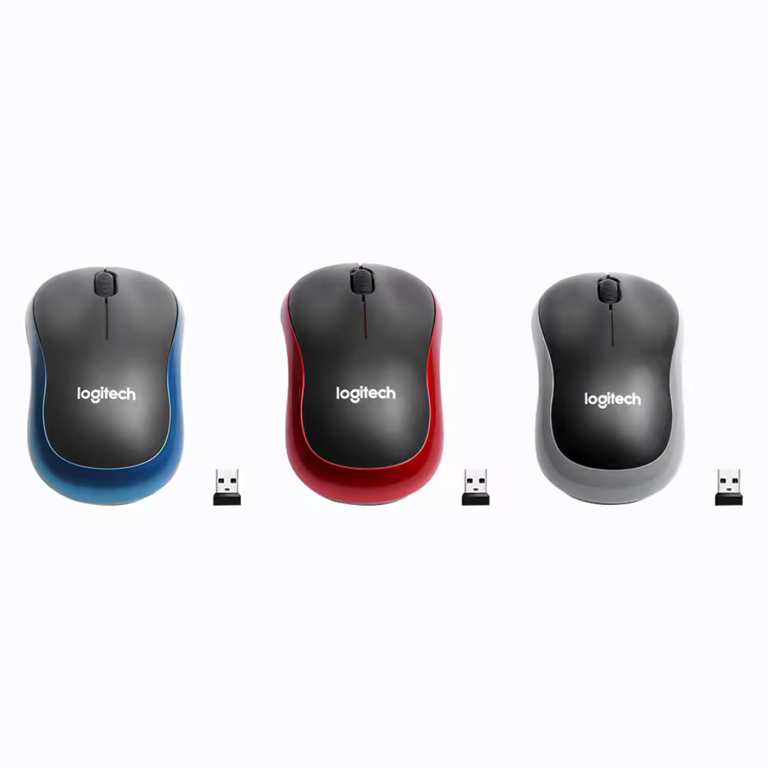 Logitech 2.4 GHz USB 1000DPI M185 3-Buttons Wireless Mouse