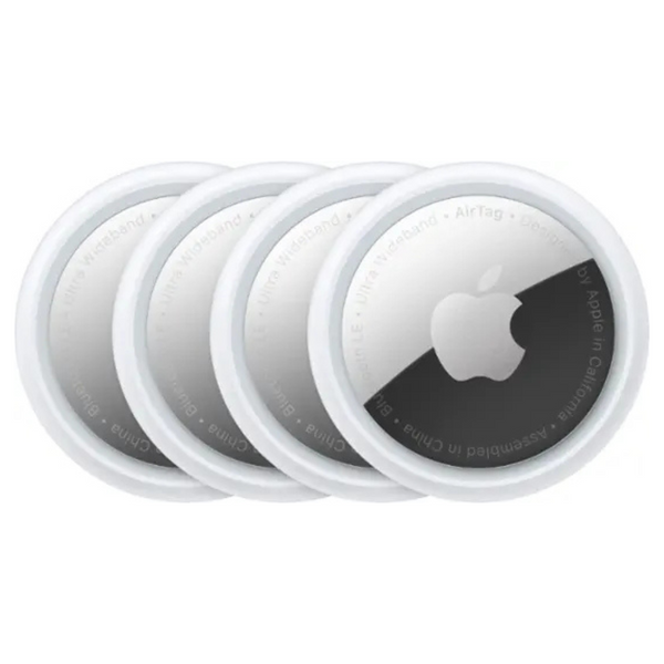 4-Pack Apple AirTags Sleek Tracking Devices (MX542LL/A, 2024)