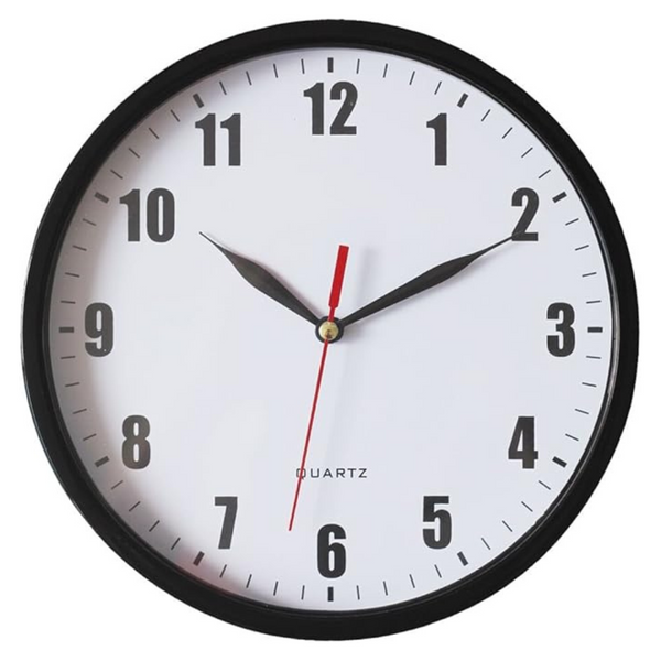 8" Silent Quartz Wall Clock Non-Ticking Digital Clock