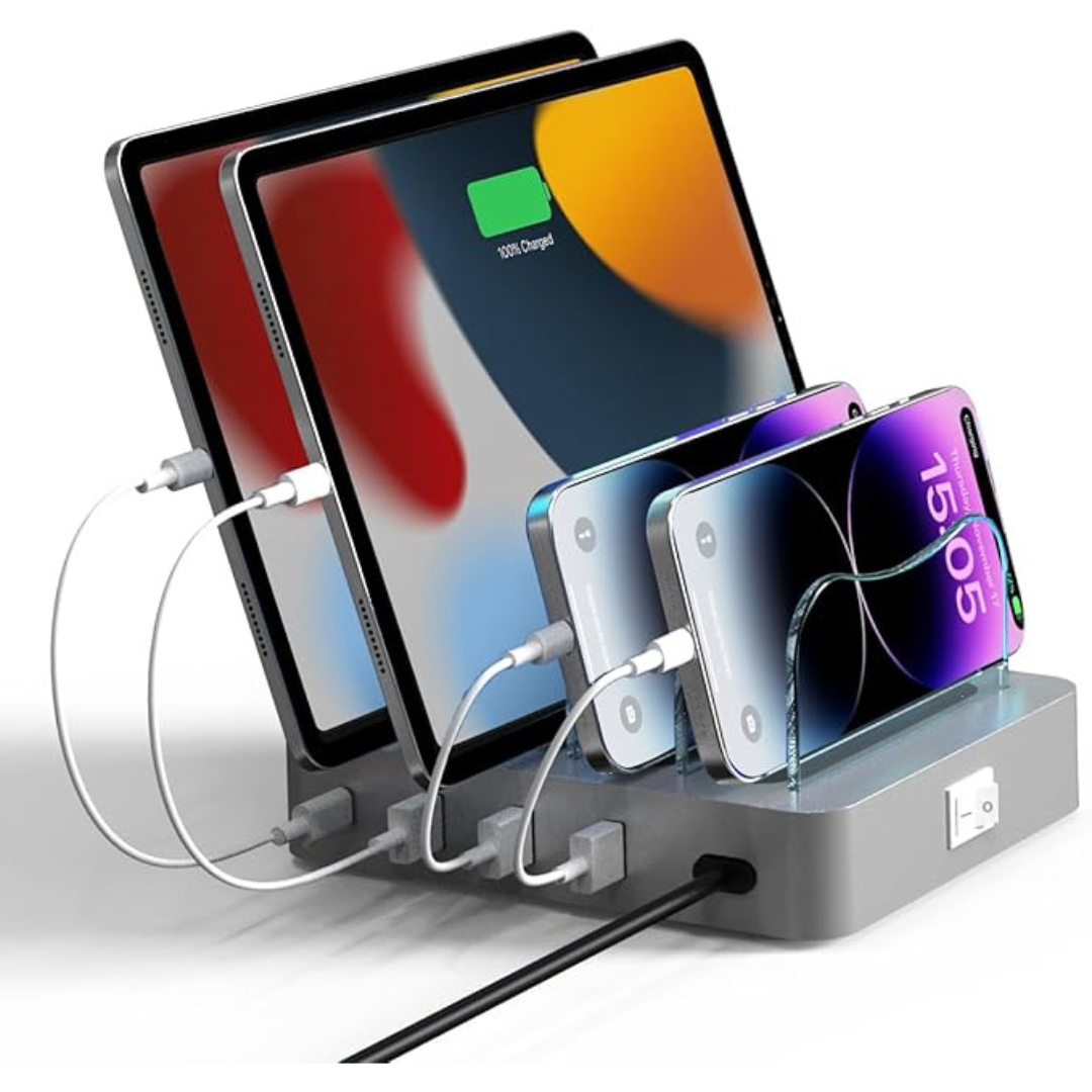 Smart 4-Port USB Fast Charging Station