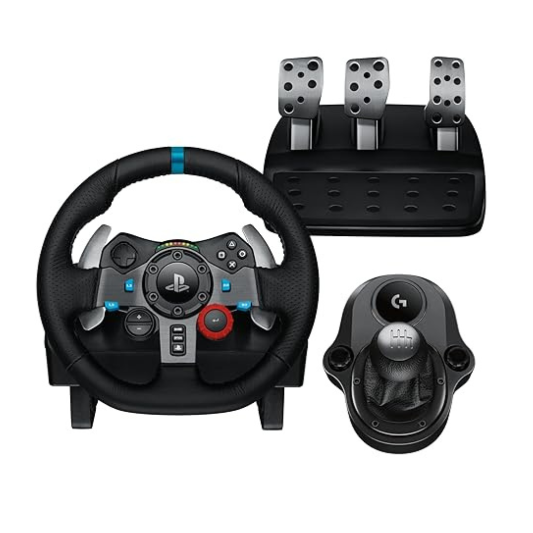 Logitech G29 Driving Force Racing Wheel and Floor Pedals + G Driving Force Shifter