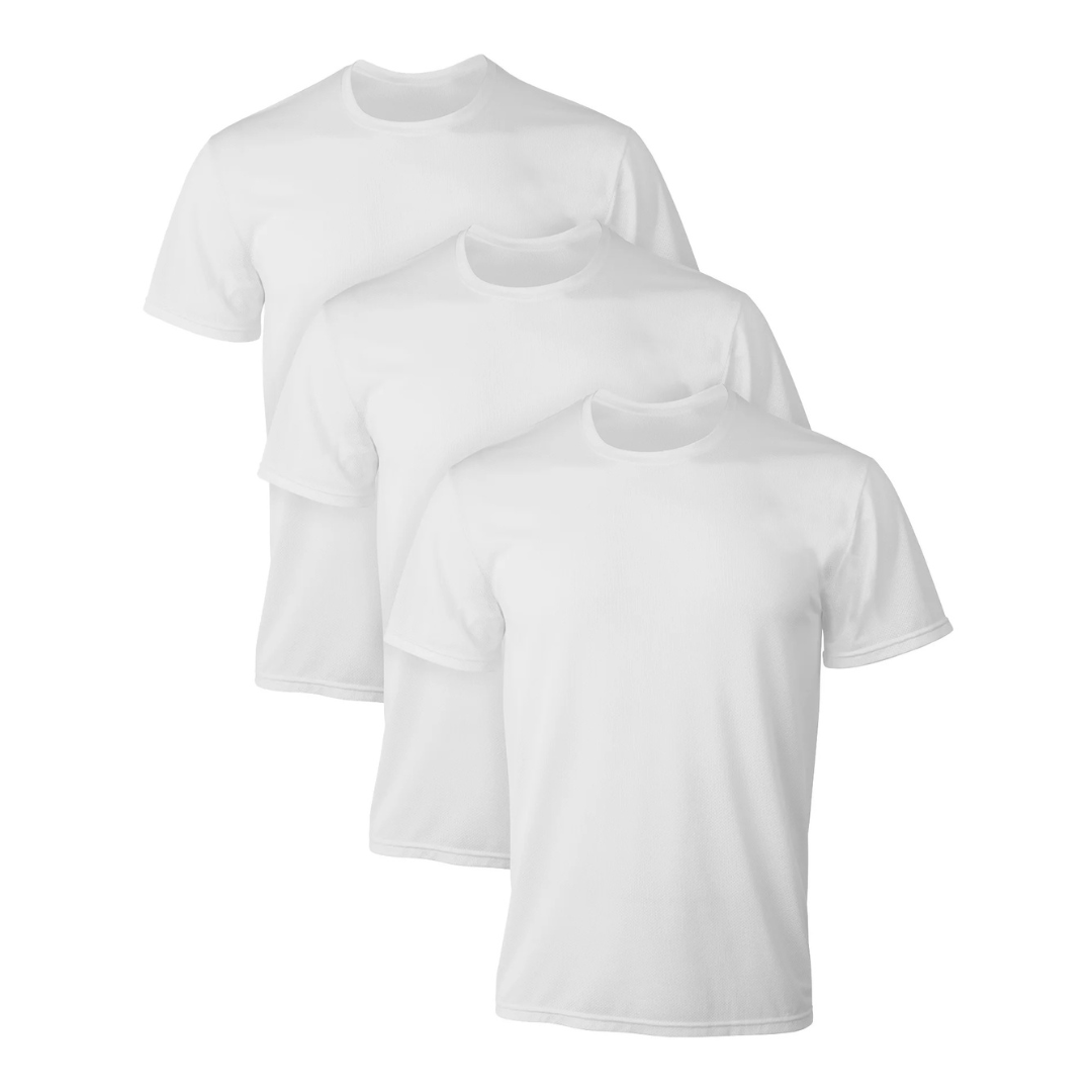 3-Pack Hanes X-Temp Men's All Day Breathable Mesh Crewneck Undershirt