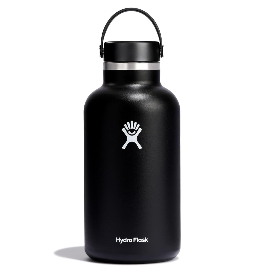 64oz Hydro Flask Stainless Steel Wide Mouth Water Bottle With Flex Cap