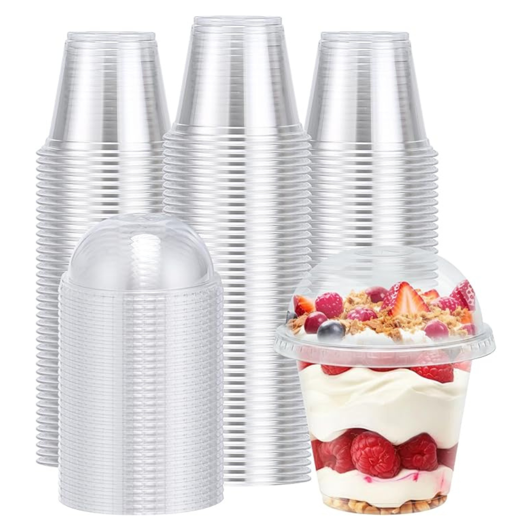 100-Pack 9 Oz Clear Disposable Plastic Cups