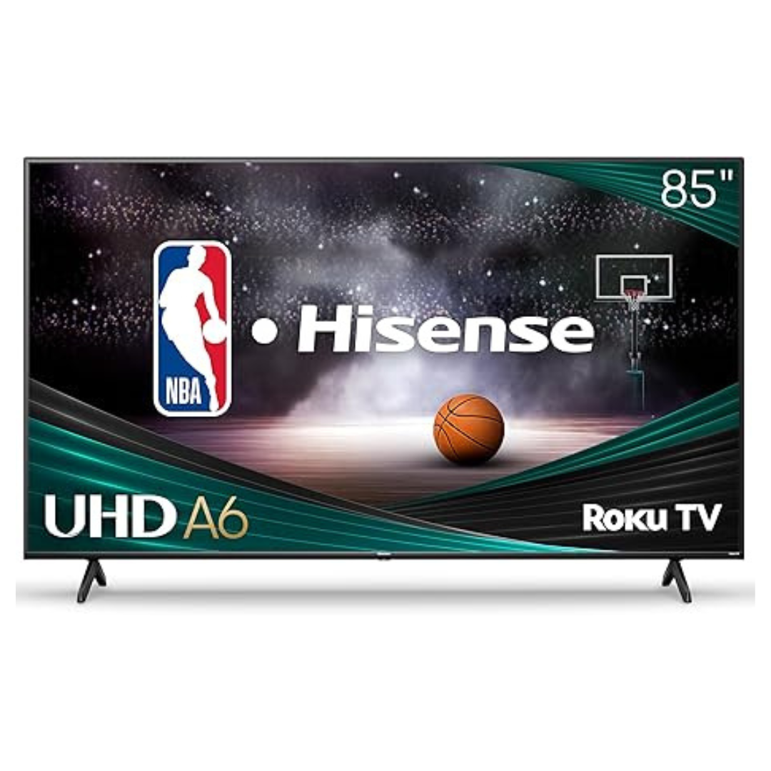 Hisense 85A6NR Class A6 Series 85" 4K Ultra HDR Smart LED Roku TV