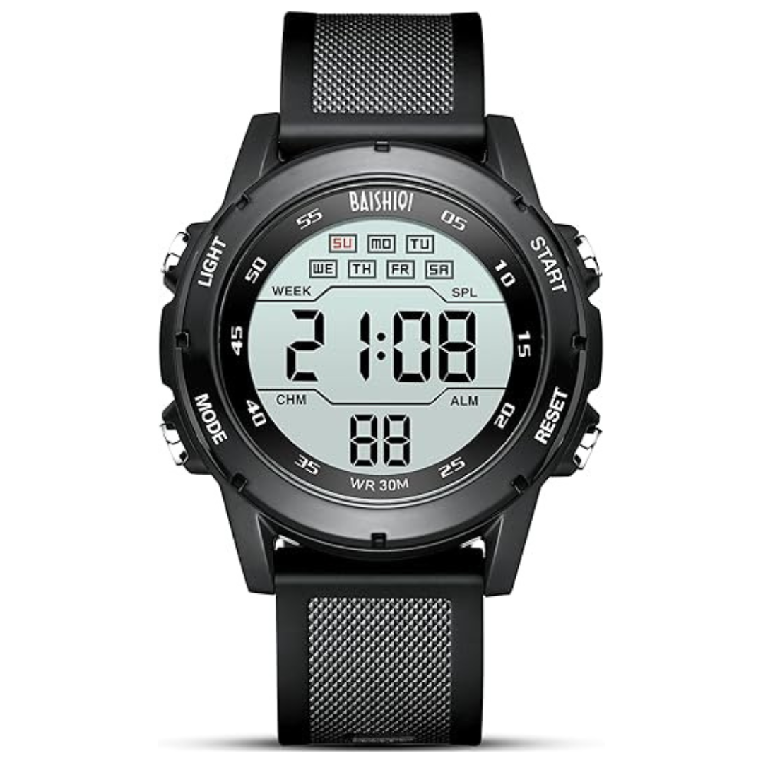 Men's Military Waterproof Sports Silicone Band Wrist Watches