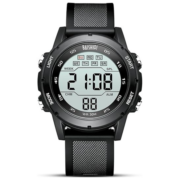 Men's Military Waterproof Sports Silicone Band Wrist Watches