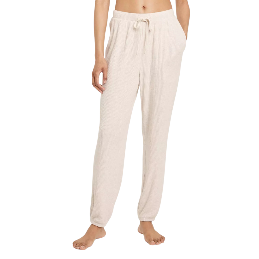 Auden Women's Cozy Ribbed Jogger Pants