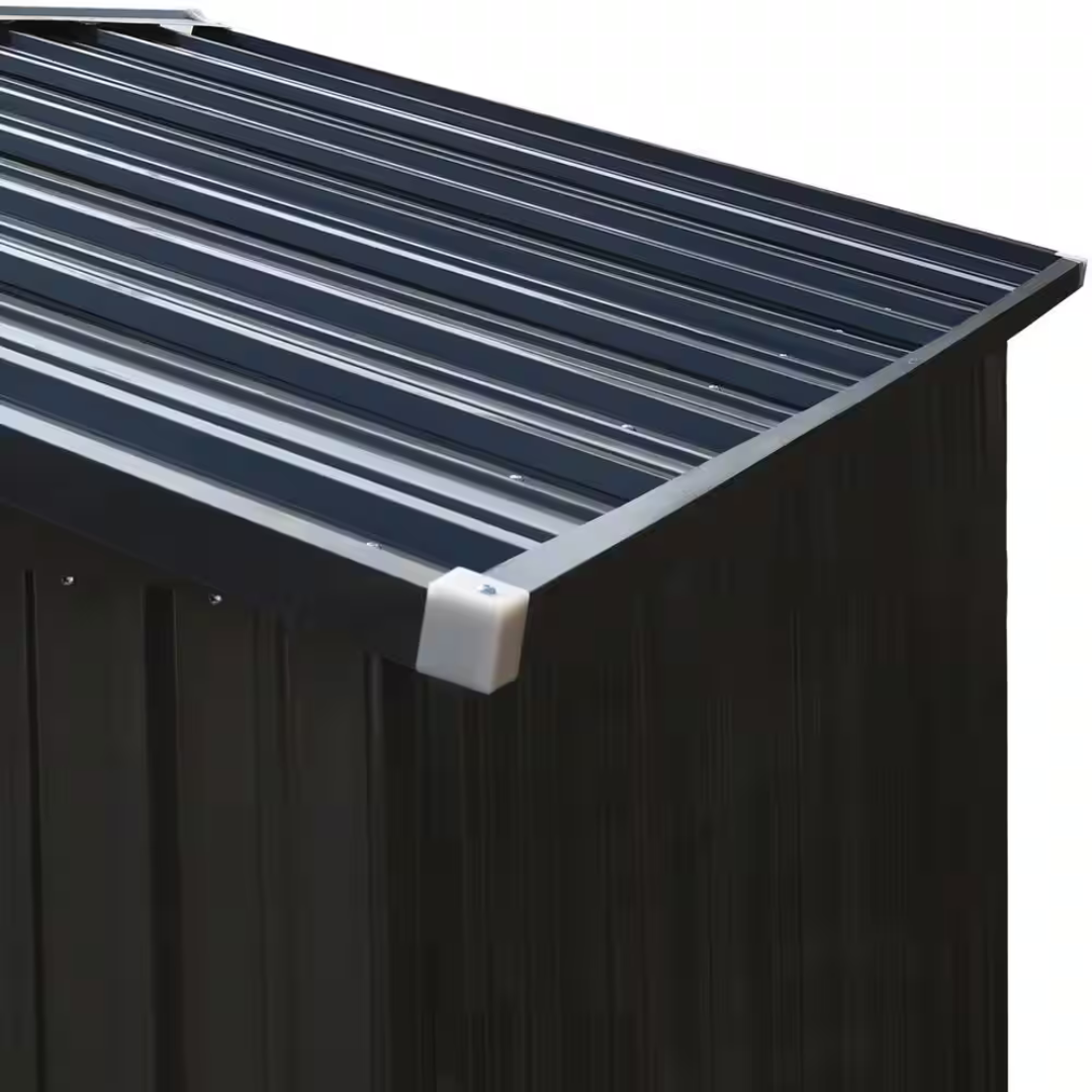 VEIKOUS 8 ft. W x 10 ft. D Metal Outdoor Storage Shed 80 sq. ft.