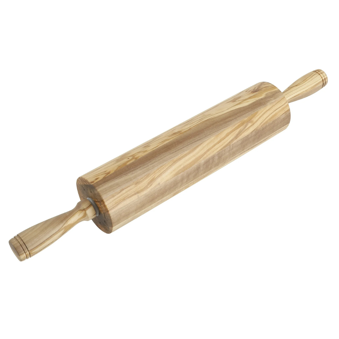 The Pioneer Woman Olive Wood 19.5 Inch Rolling Pin