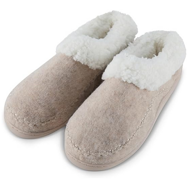 Women's Cozy House moccasins Fur Sherpa Slippers