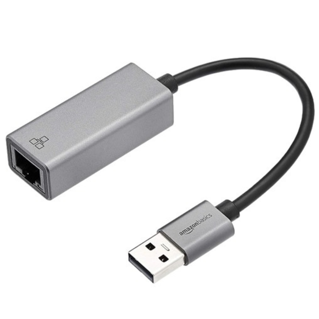 Amazon Basics Aluminum USB 3.0 Gigabit Ethernet Adapter