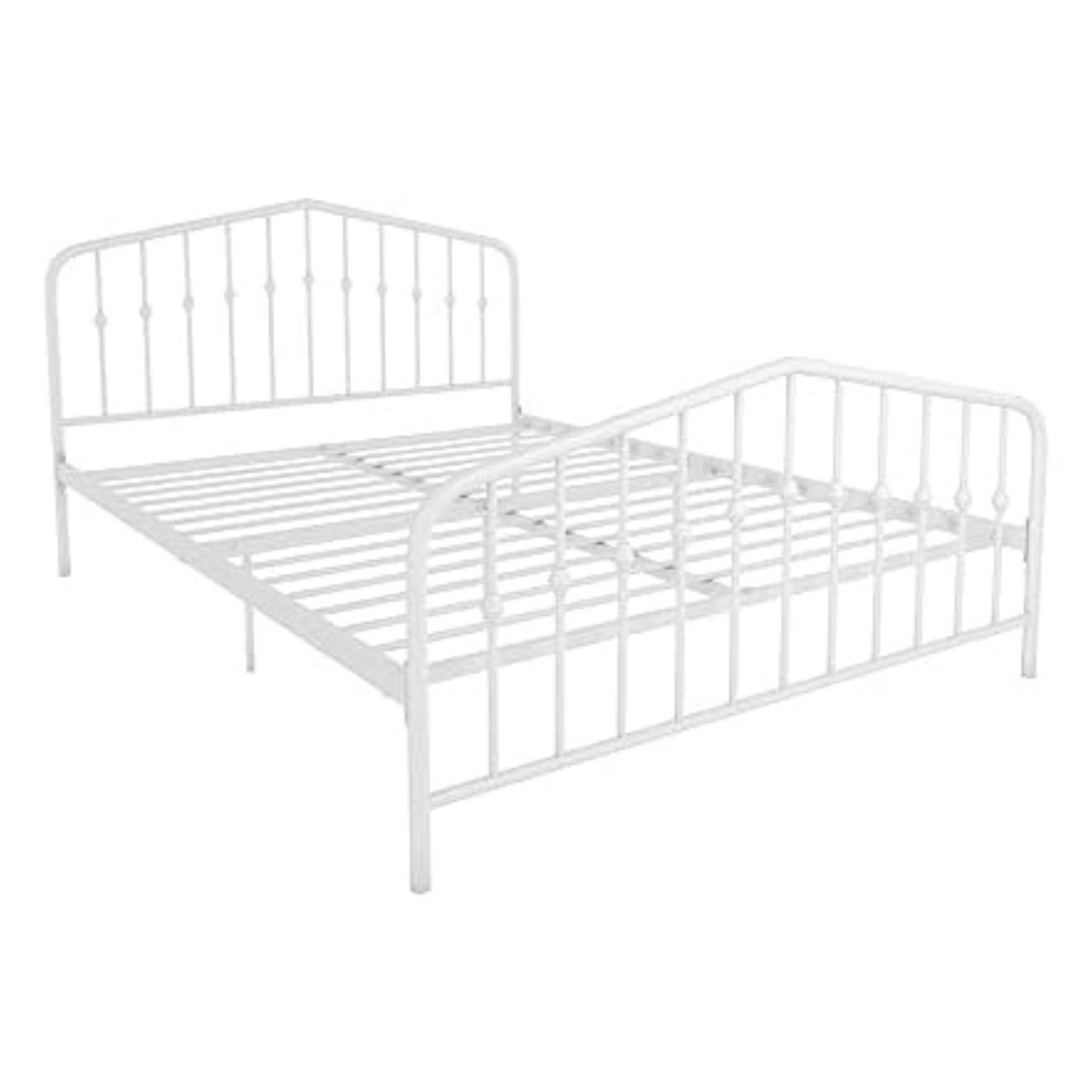 Novogratz Bushwick Metal Queen Size Bed With Headboard & Footboard