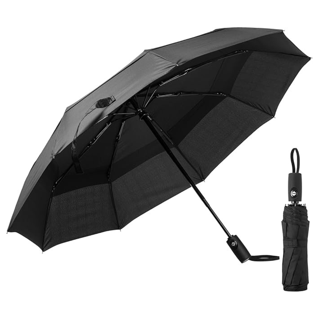 Mr. Pen Windproof Travel Automatic Compact Umbrella