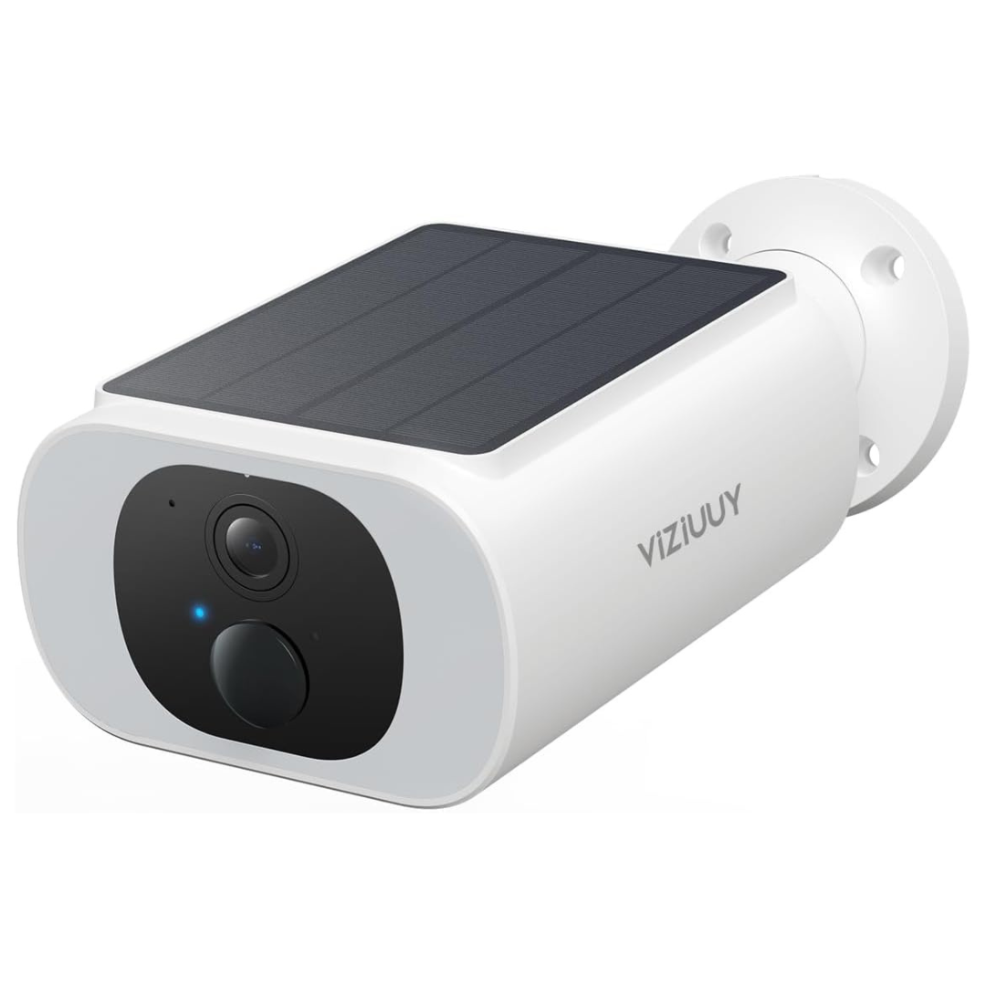 Viziuuy 2K HD & Smart Night Vision Wireless Solar Security Camera