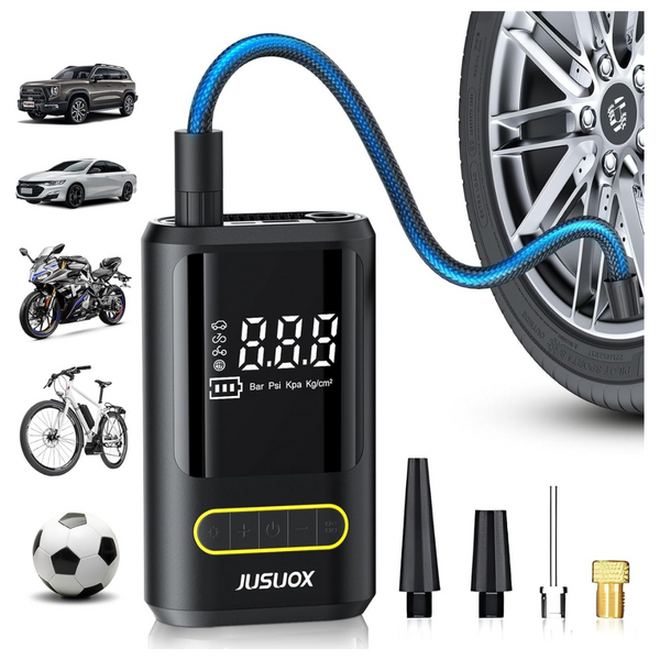 Jusuox 150PSI Portable Air Compressor Tire Inflator