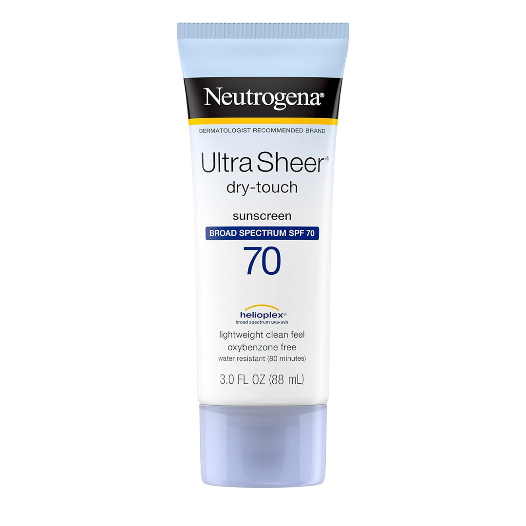 3Oz Neutrogena Ultra Sheer Sunscreen Lotion W/Broad Spectrum SPF 70