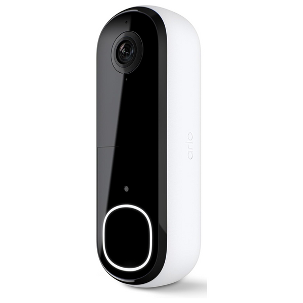 Arlo 2K 2nd Gen | Wire-Free/Wired Option Video Doorbell (White)