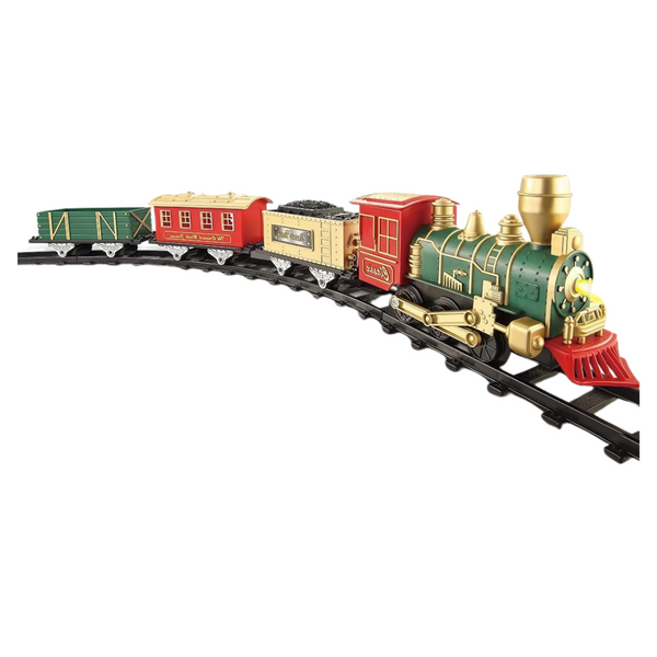 Toddler Retro Electric Train Set With Light And Sounds