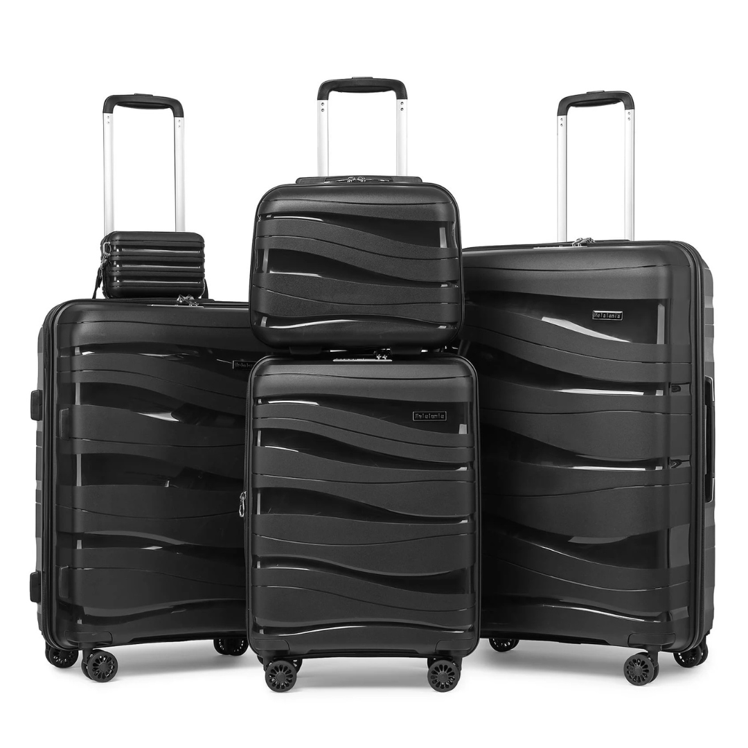 5-Piece Melalenia Hardside Spinner Luggage Set (Various Colors)