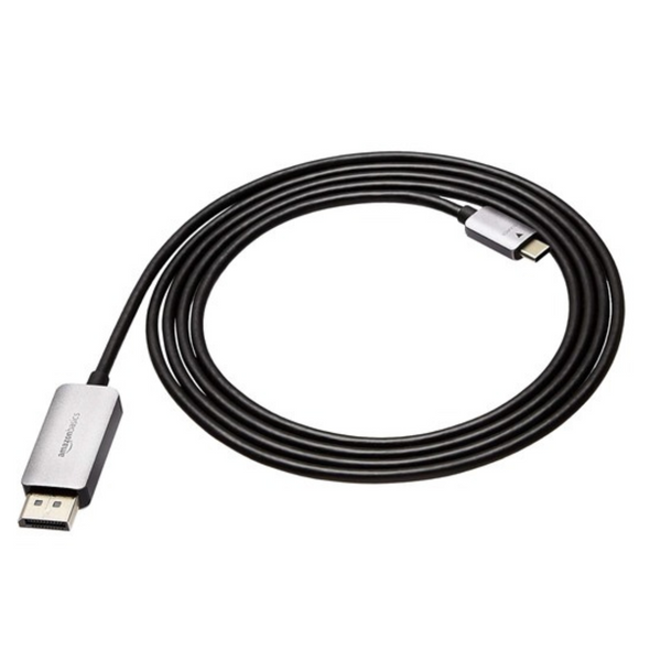 Amazon Basics 4Kx2K 60Hz DisplayPort to USB-C 6 Feet Cable