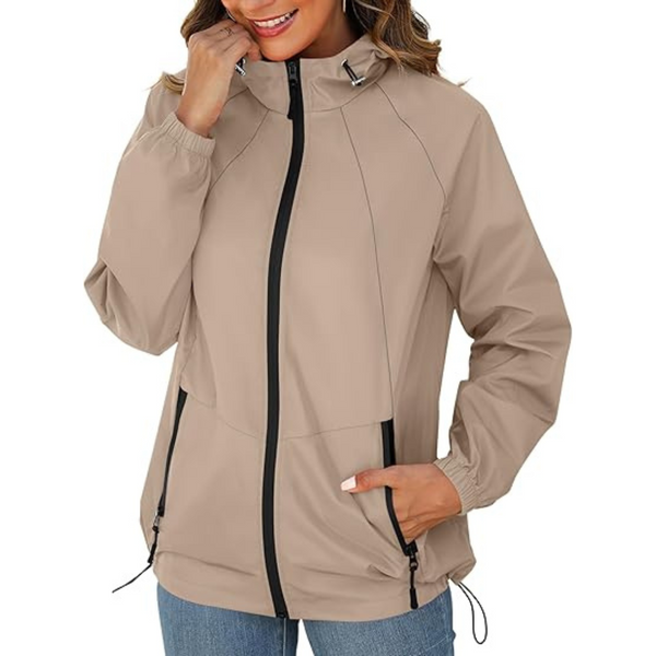 Women's Hooded Lightweight Packable Jacket