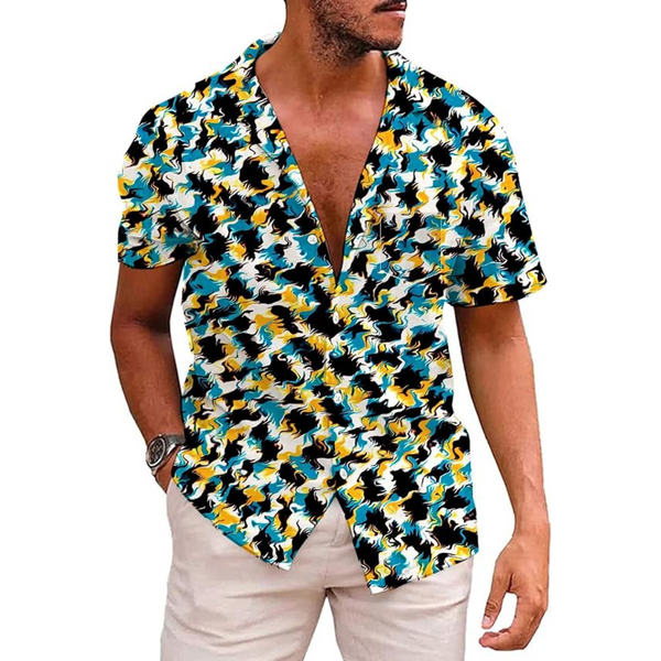 Men's Hawaiian Beach Vacation Button Down Shirts