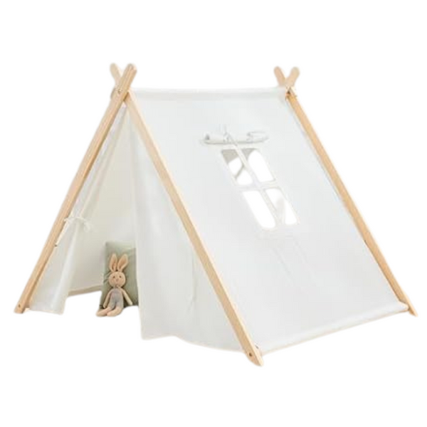 100% Breathable Cotton Canvas Spacious & Stylish Kids Play Tent