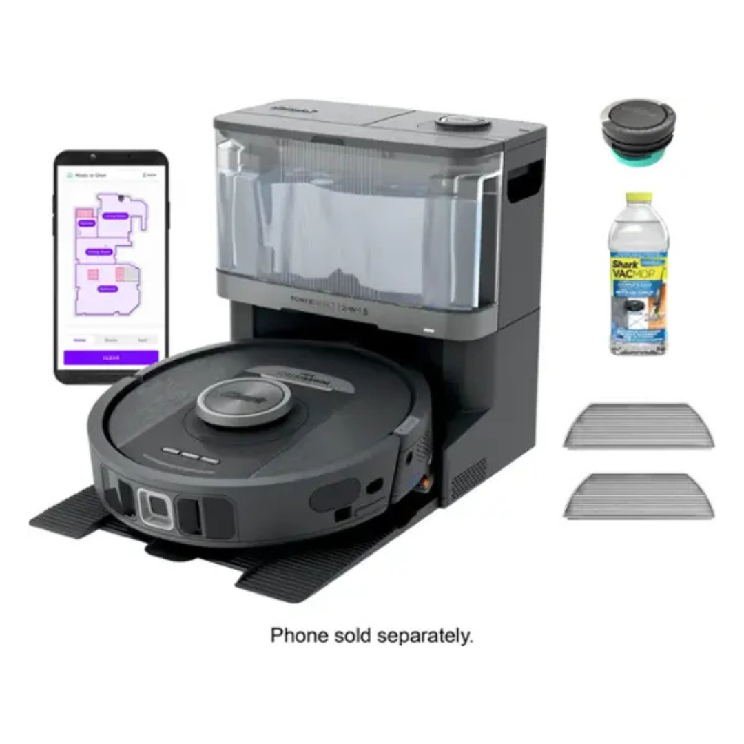 Shark PowerDetect 2-In-1 Robot Vacuum & Mop With NeverTouch Base