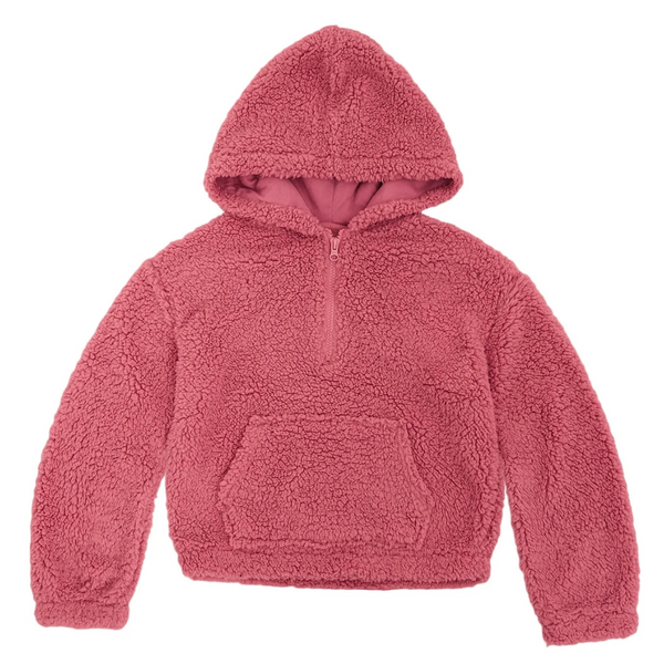 Planet Gold Girls High Pile Fleece Hoodies