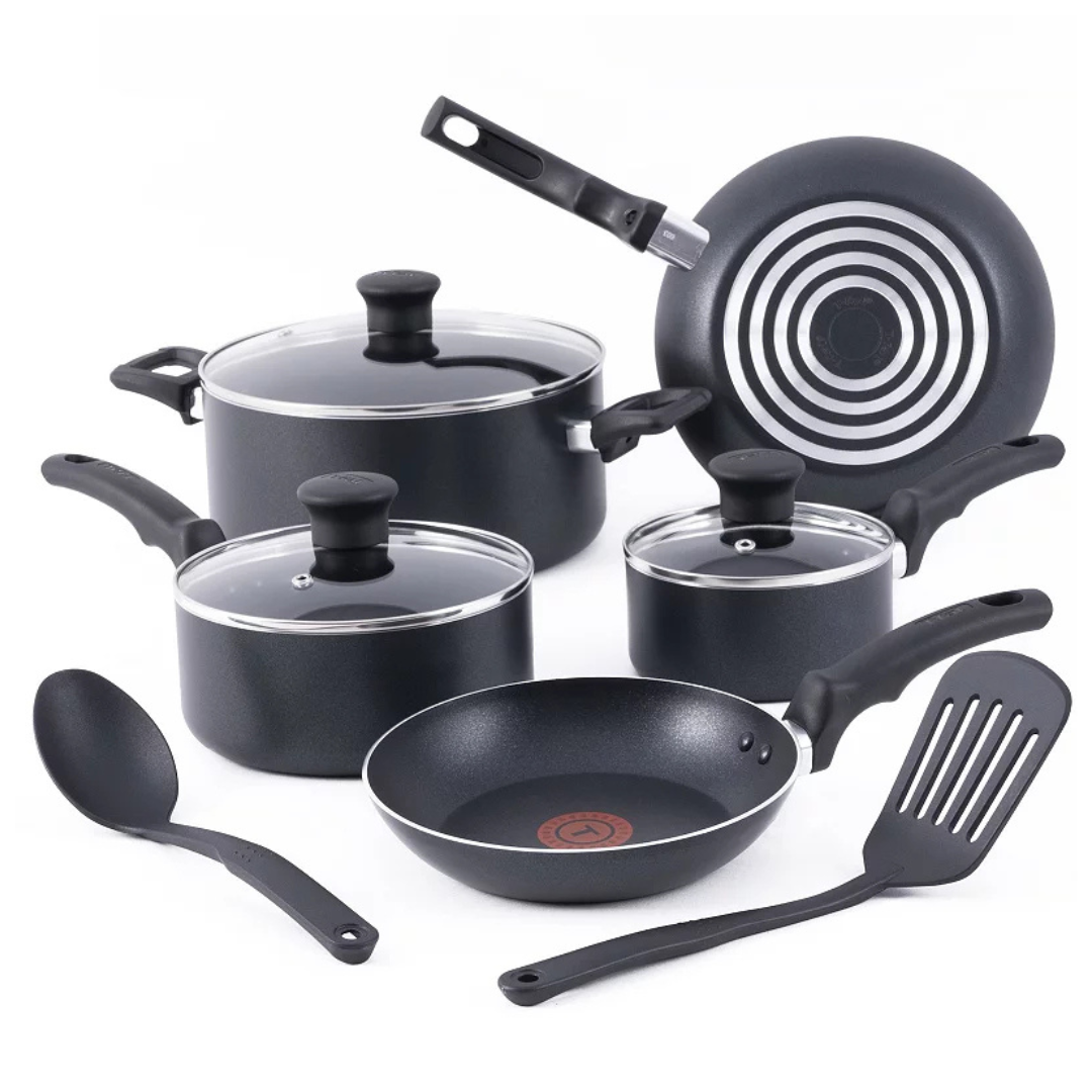 T-Fal Essentials 10-Piece Nonstick Cookware Set