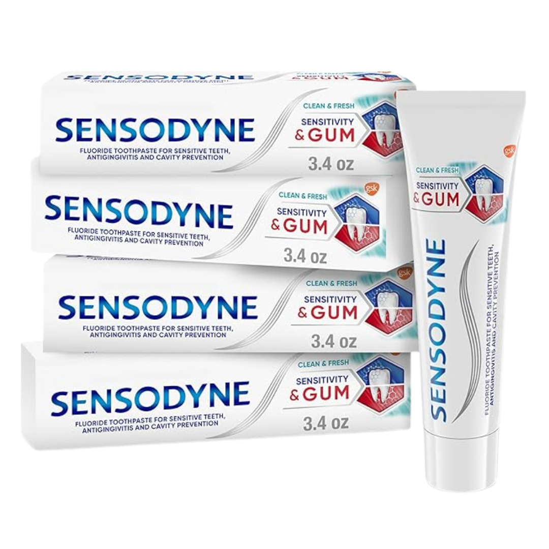 4-Count 3.4Oz Sensodyne Sensitivity & Gum Sensitive Toothpaste