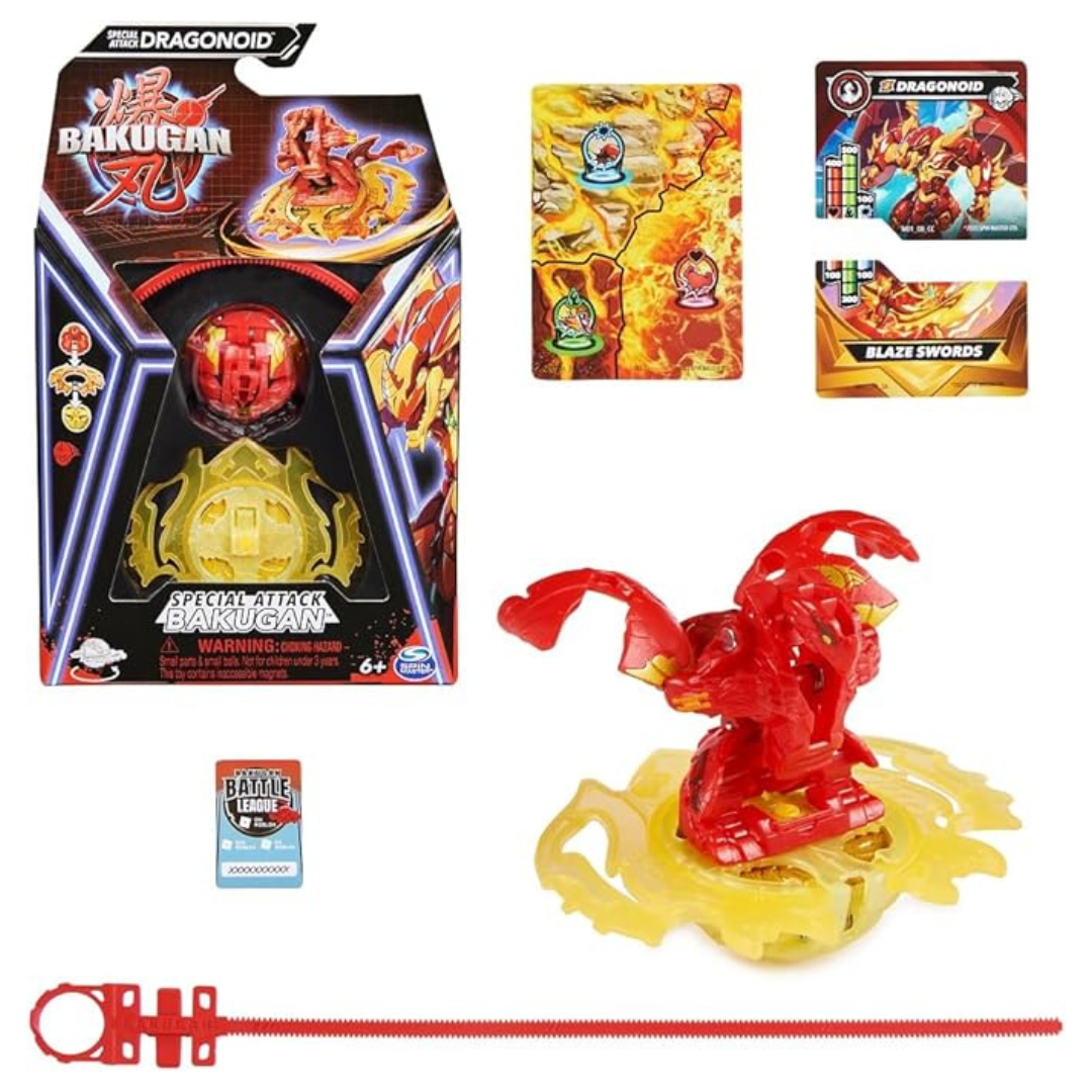 Bakugan Special Attack Dragonoid Spinning Collectible Action Figure