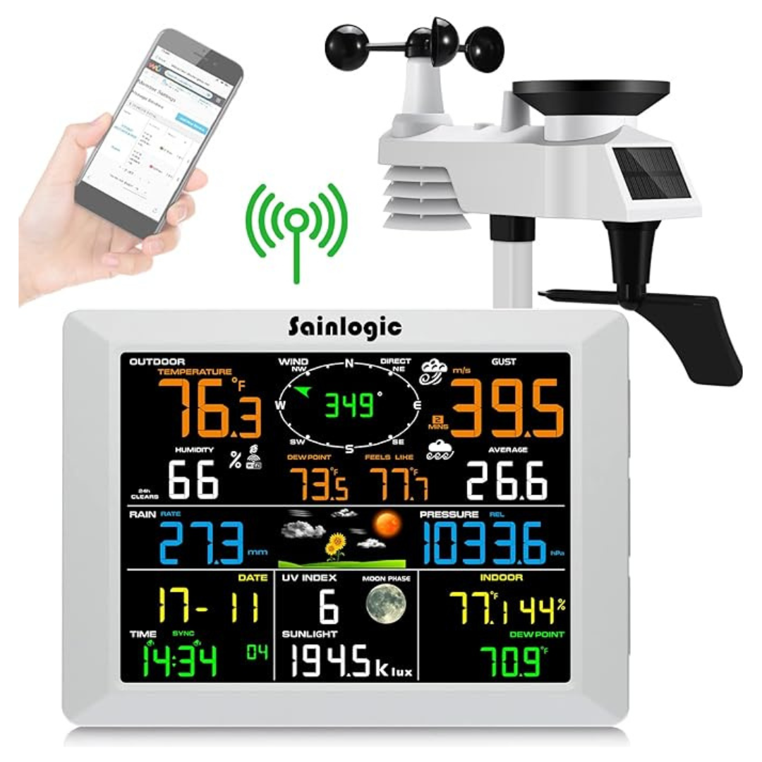 Sainlogic WiFi Weather Station With 8.3" Large Display