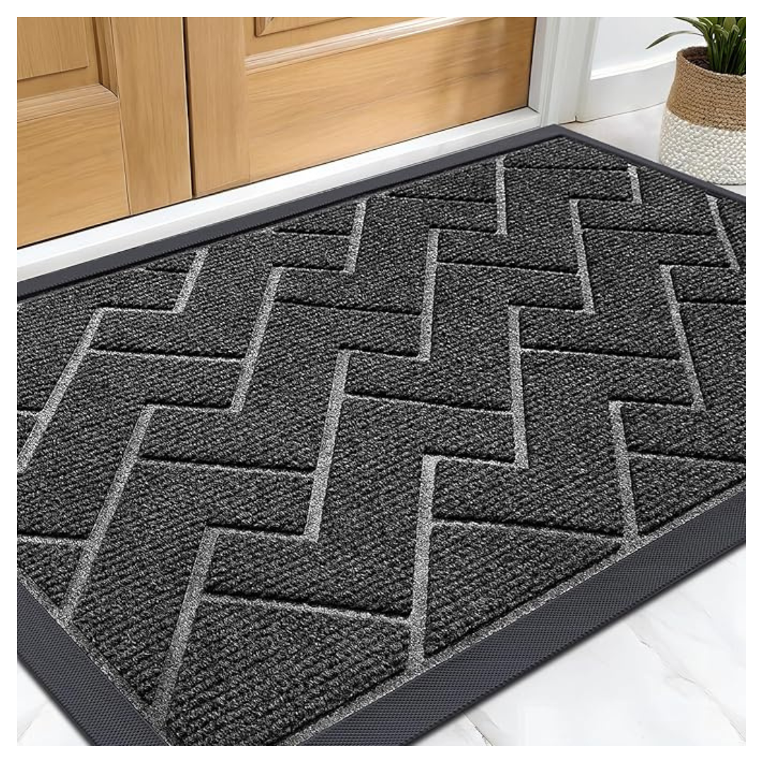 Waterproof All-Season All-Weather 29.5" x 17" Welcome Front Door Mat