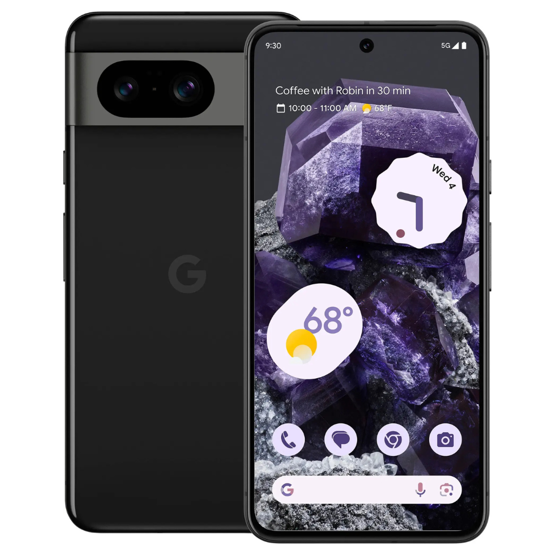 Google Pixel 8 128GB 5G Unlocked Smartphone (Obsidian)