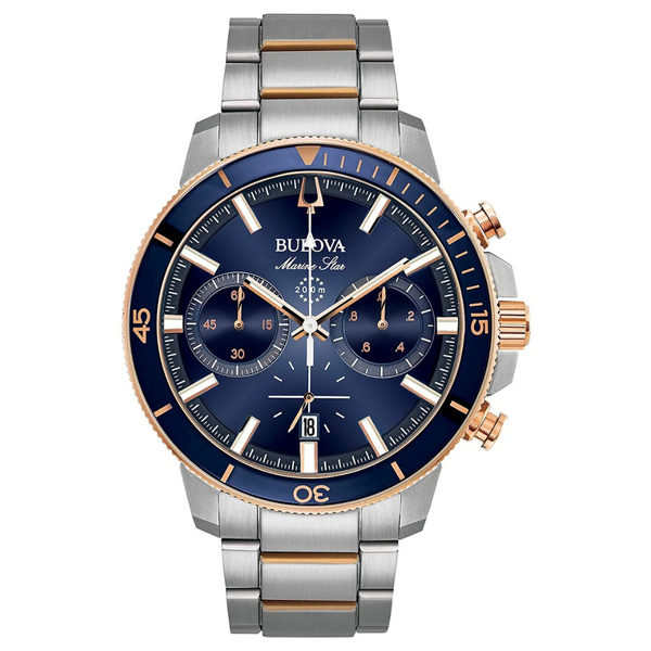 Bulova Men's Marine Star Chronograph Two-Tone Watch