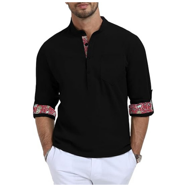 Men's Henley Regular Fit Shirt