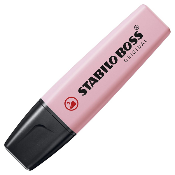 STABILO Boss Original Pastel Highlighter, Pink Blush